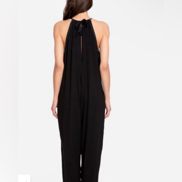 Johnny Was Calme Cotton Jumpsuit, V-Neck, Black, Size XS - Picture 2 of 8